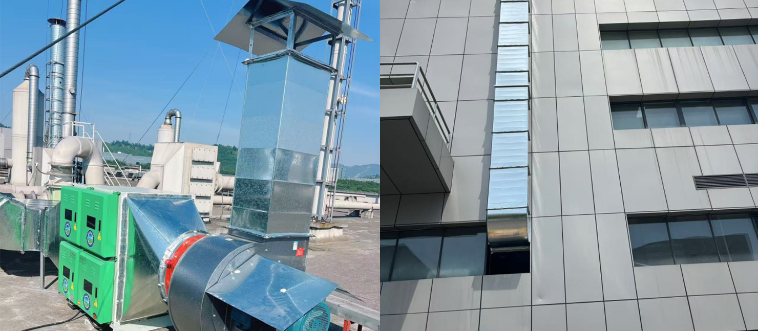 金芯麥斯機(jī)加車間油煙廢氣處理